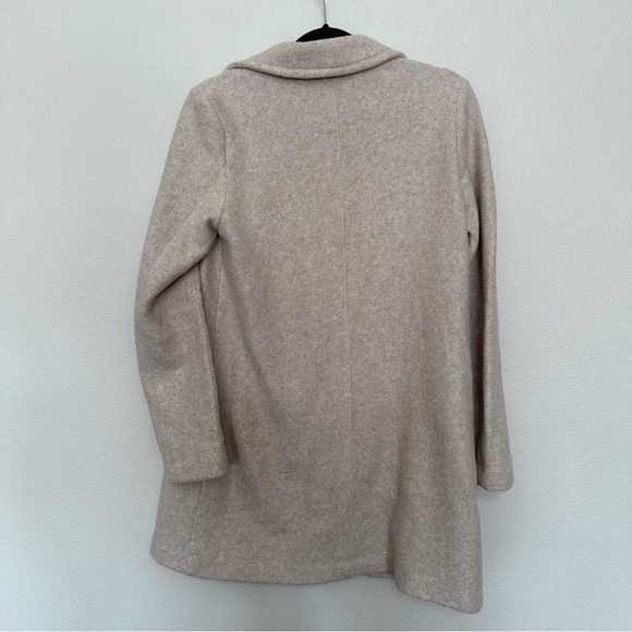 Fifteen twenty womens single button fleece peacoat heather oatmeal cream size XS - Picture 3 of 3